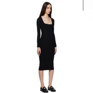 rag & bone Classic Black Midi Dress